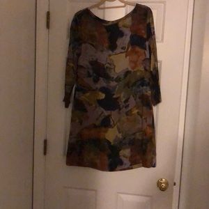 Never worn Anthropologie marble shift dress